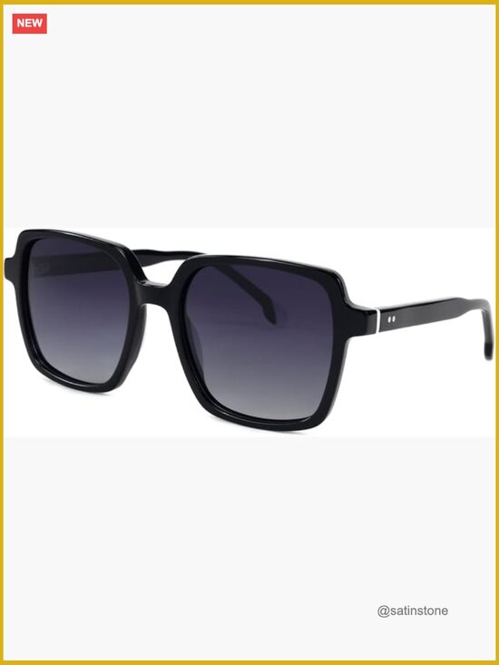 Square Polarized Sunglasses UV 400 Protection Durable Acetate Frame main image 7